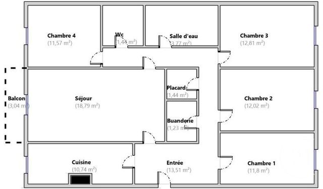 appartement - PUTEAUX - 92